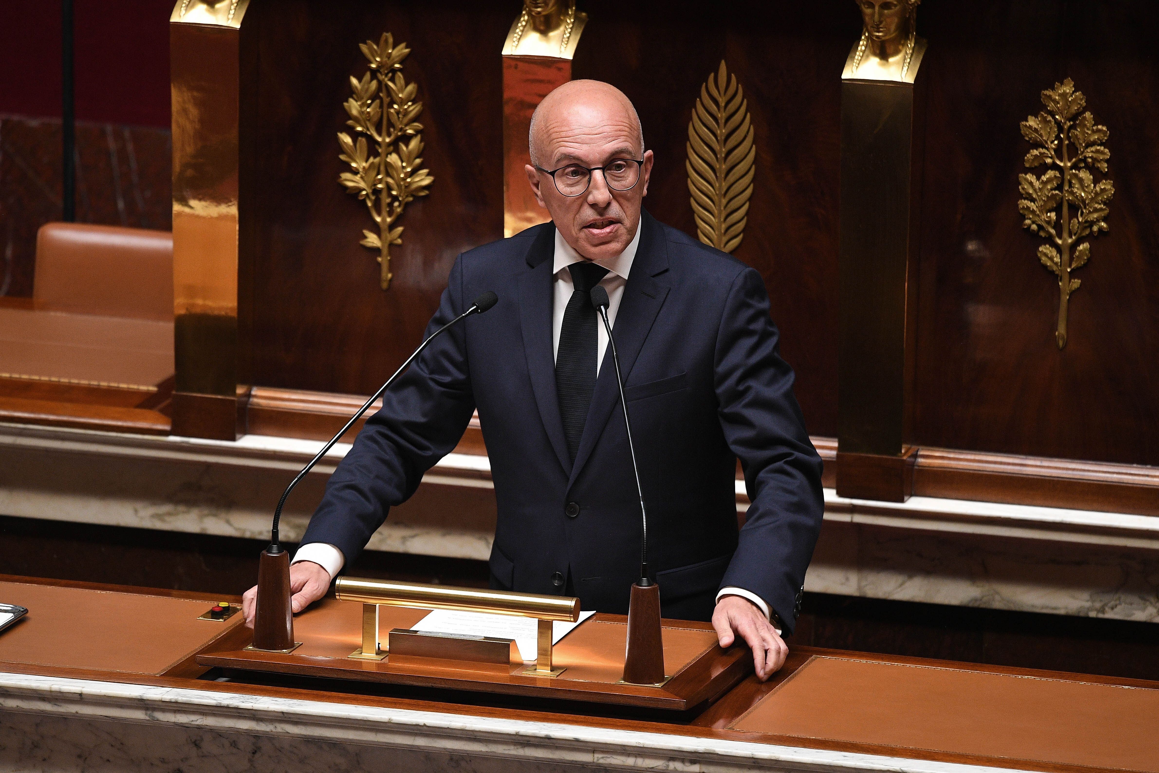 Le député des Alpes-Maritimes Éric Ciotti réclame une modification de la...