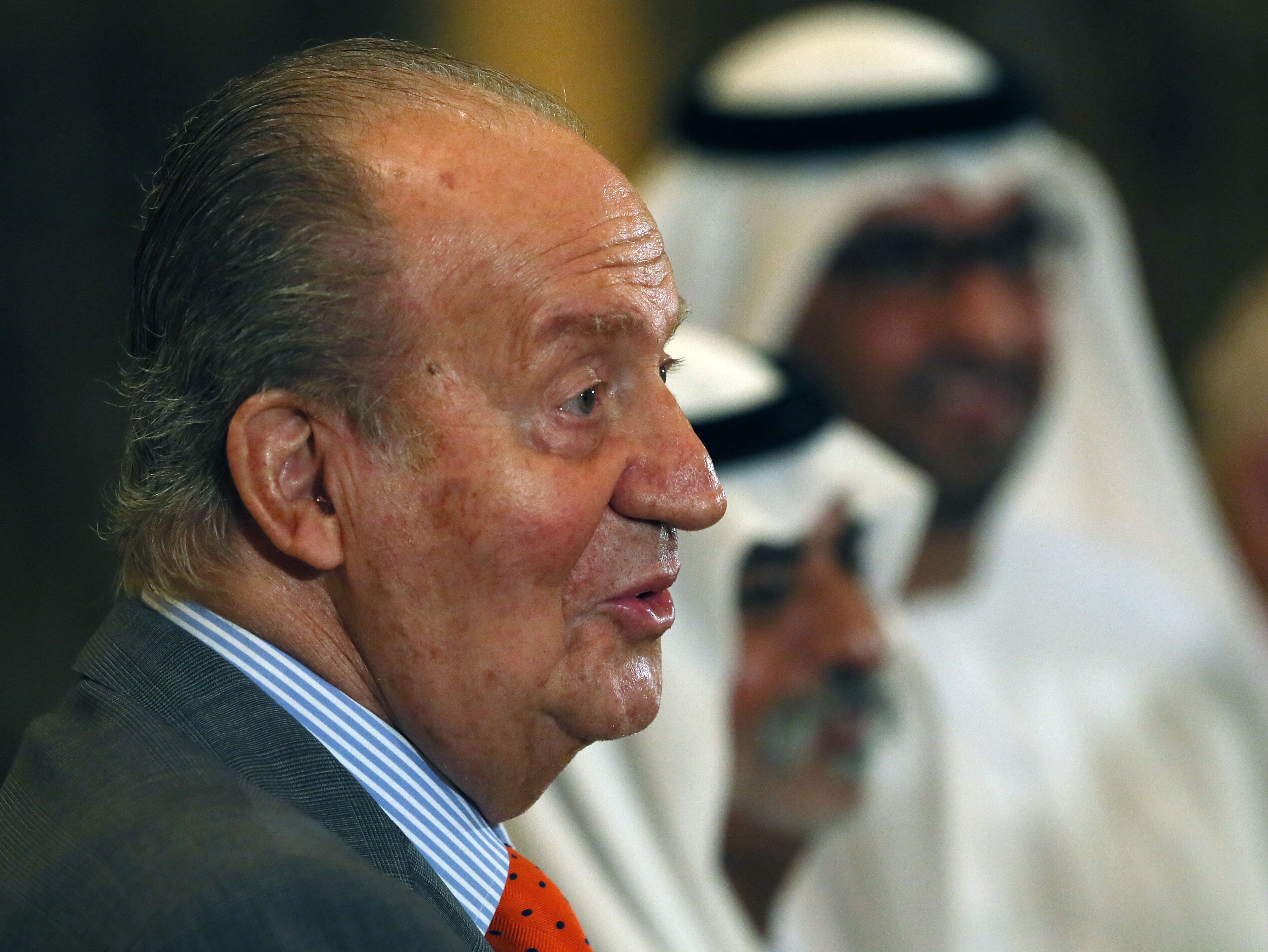 Juan Carlos, ici en 2014 à Abu Dhabi lors du Spain Economic
