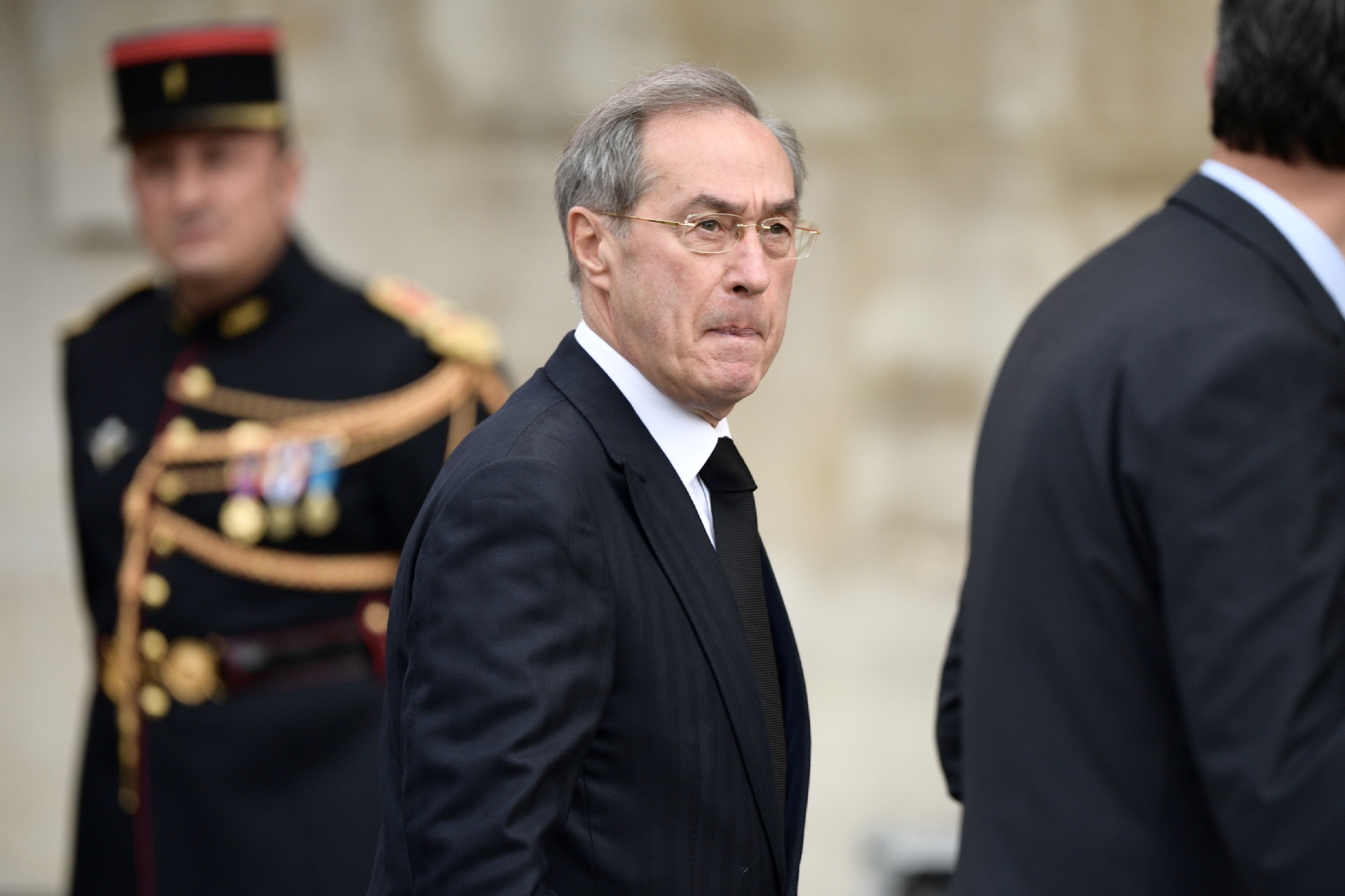 Claude Guéant lors des obsèques de Jacques Chirac à Paris le 30 septembre