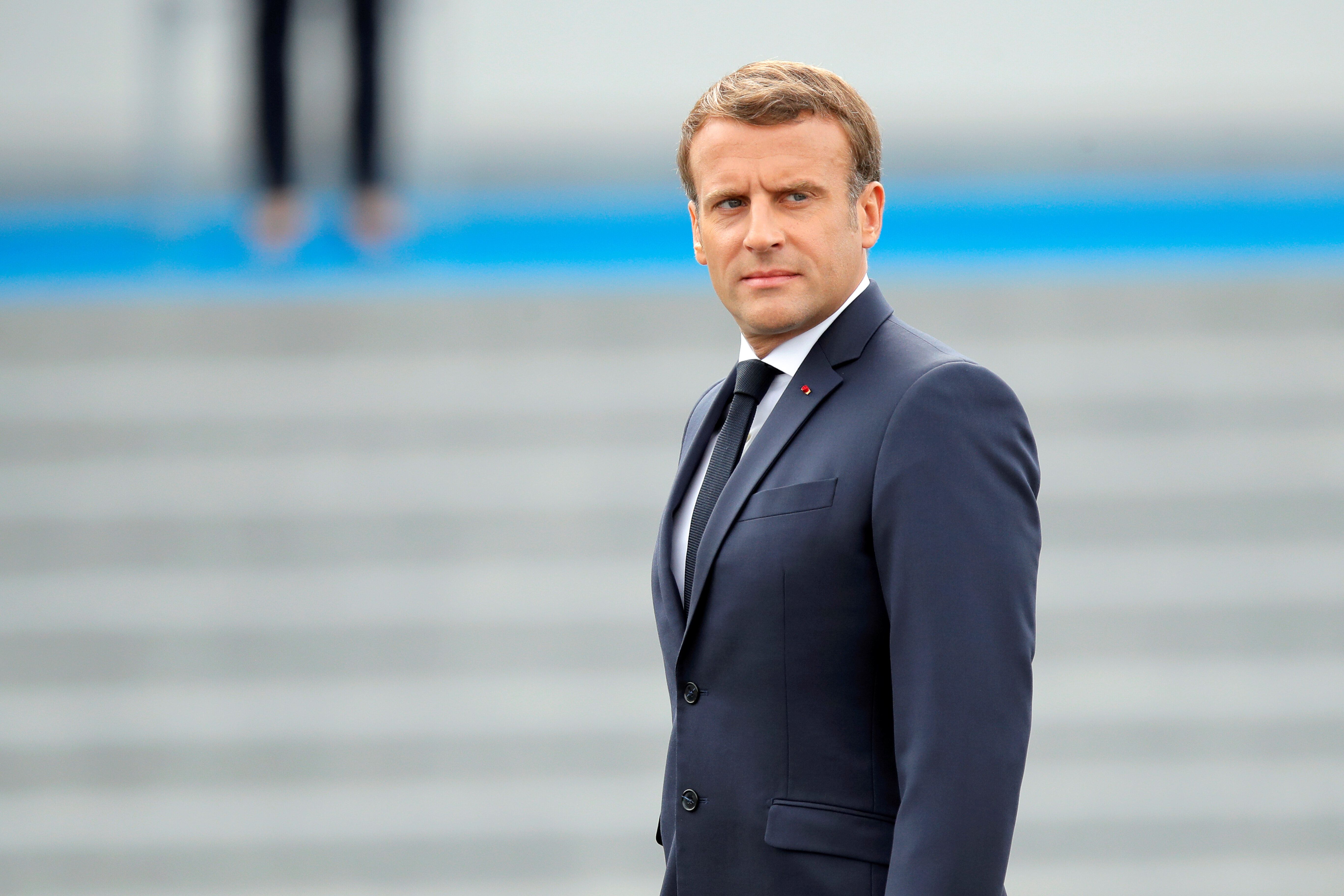 Emmanuel Macron de la cérémonie du 14 juillet à Paris