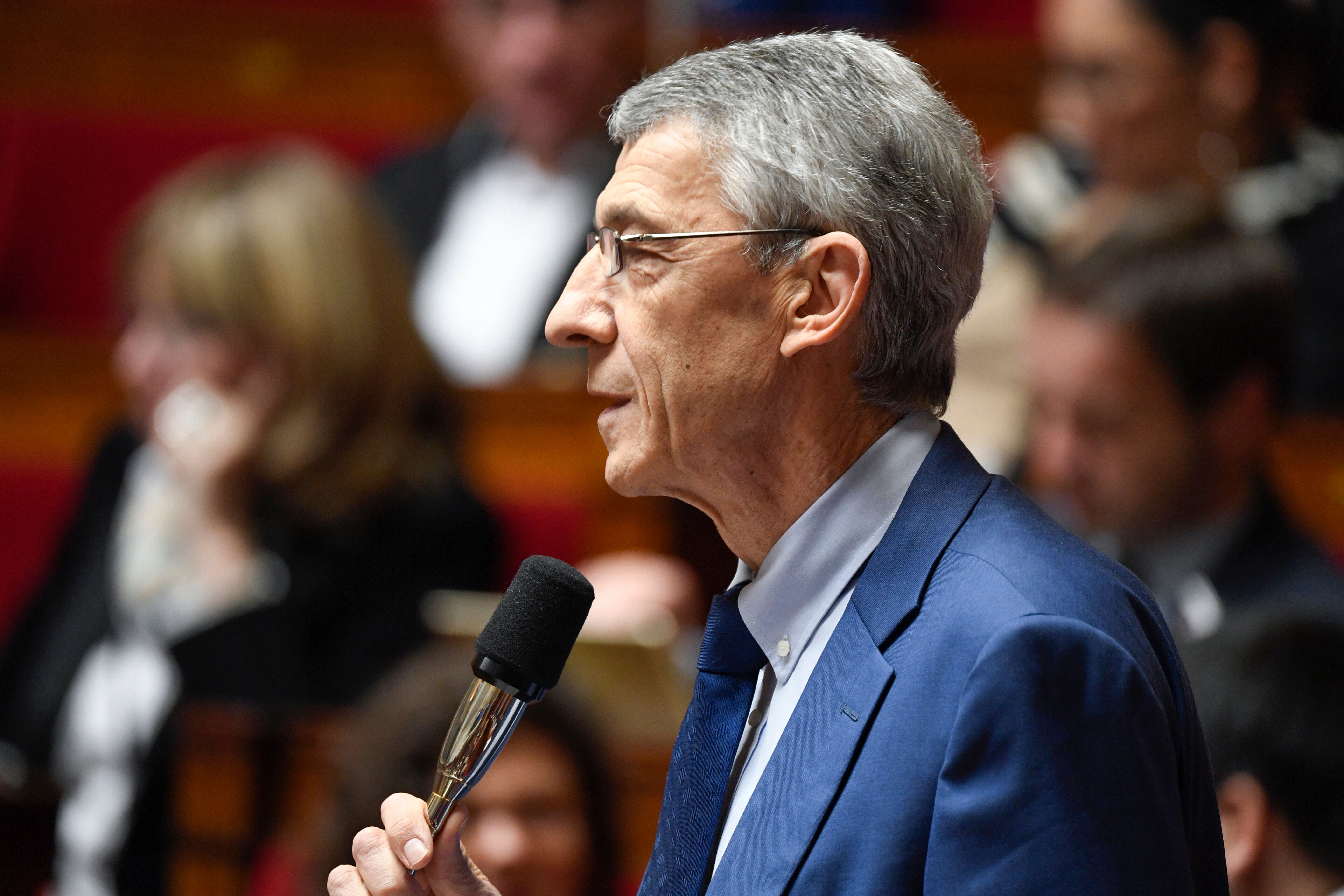Le député corse Michel Castellani (ici en février 2020 à l'Assemblée nationale) a annoncé son hospitalisation...