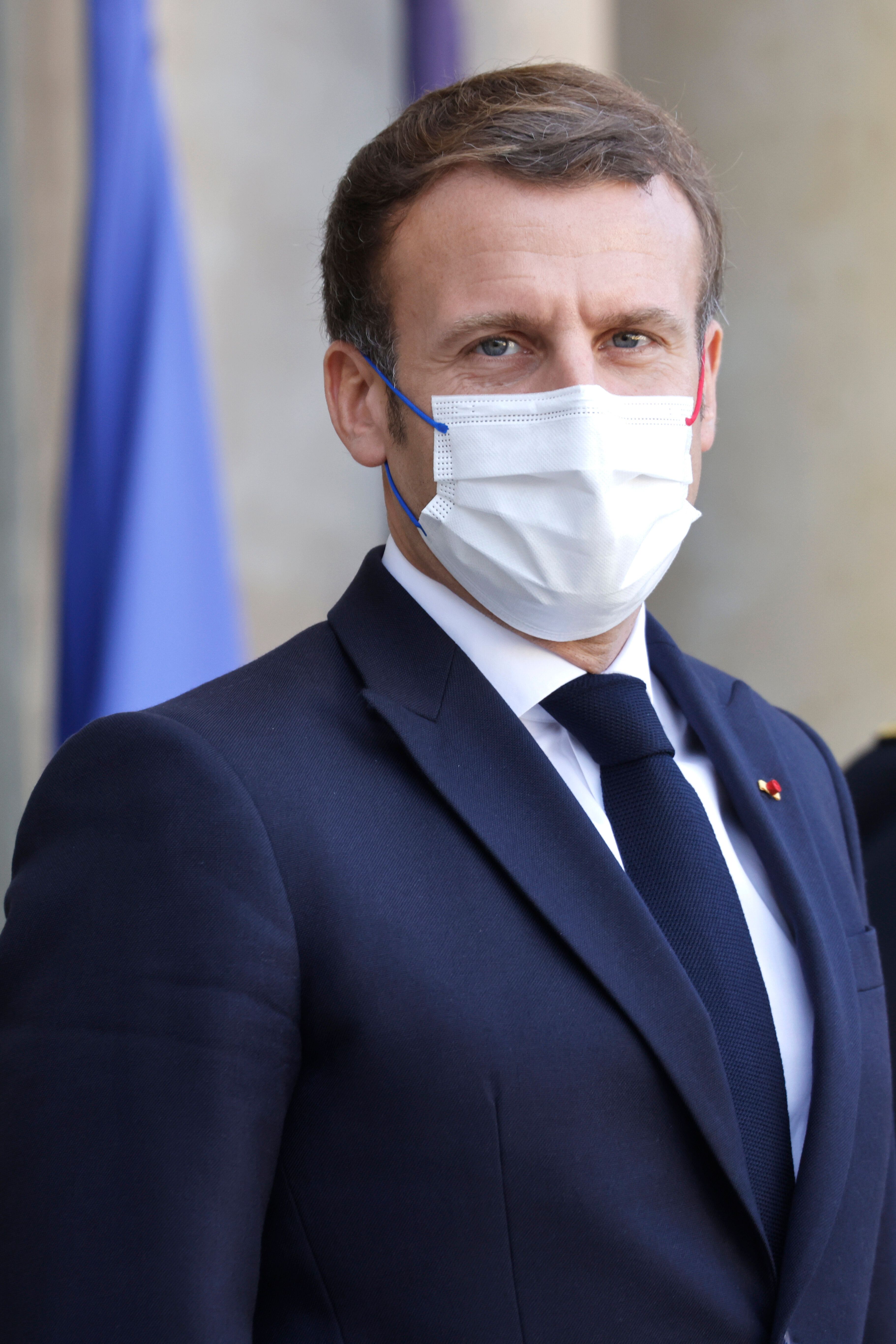 Emmanuel Macron, ici à l'Élysée à Paris, le 12 novembre