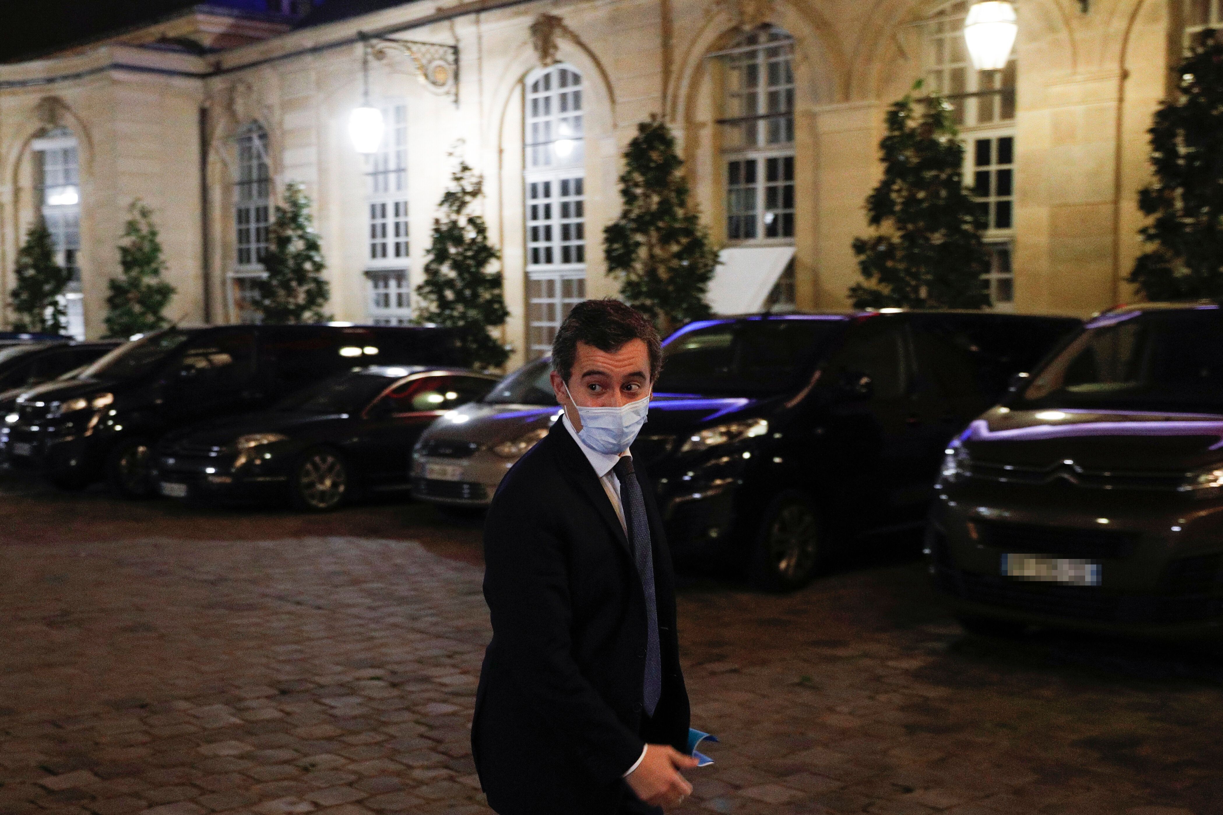 Gérald Darmanin, ici à l'hôtel Matignon, à Paris, le 29 novembre