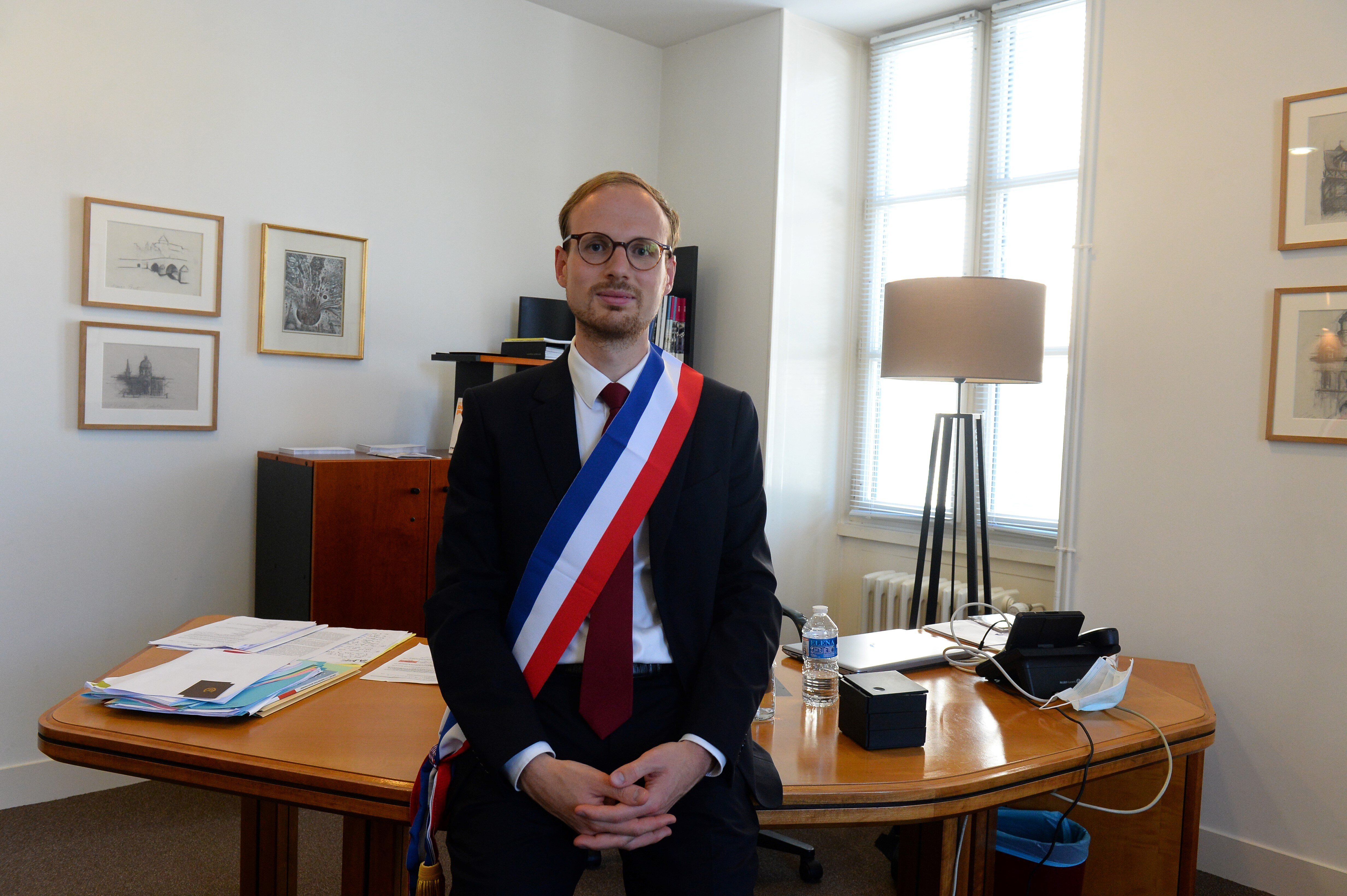 Florian Bercault, maire de Laval, se retire pour son congé paternité (Photo du 9 juillet 2020. JEAN-FRANCOIS...