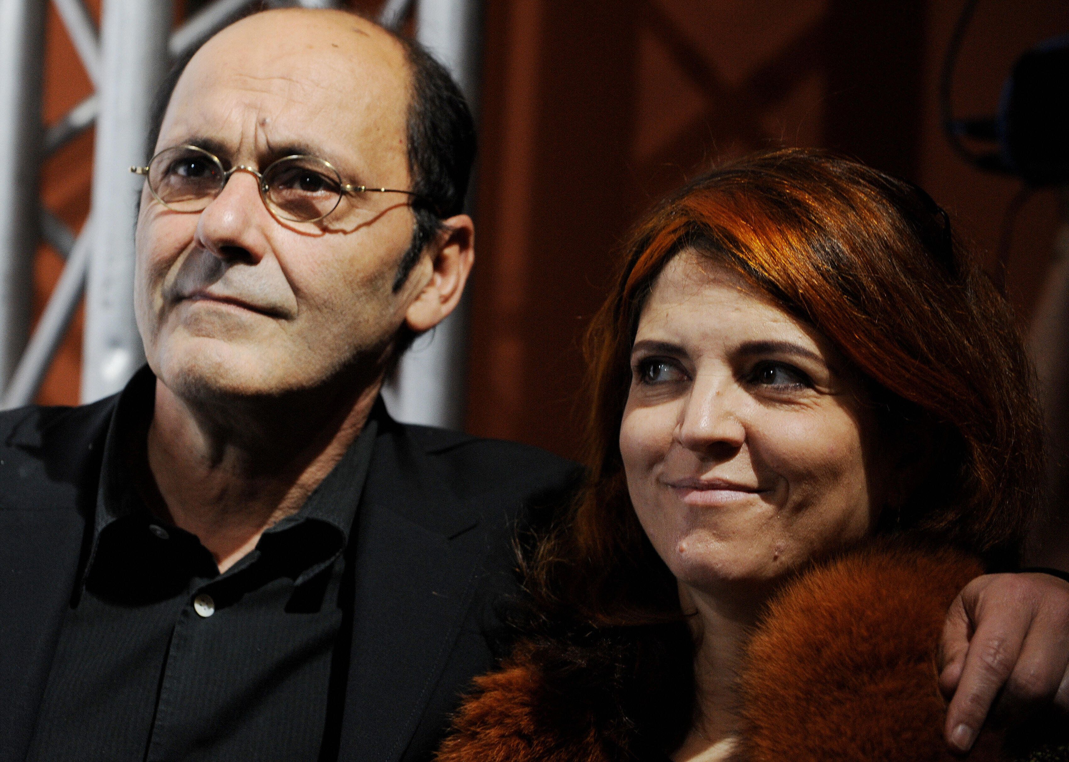 Jean-Pierre Bacri et Agnès Jaoui, lors de la présentation de leur film 