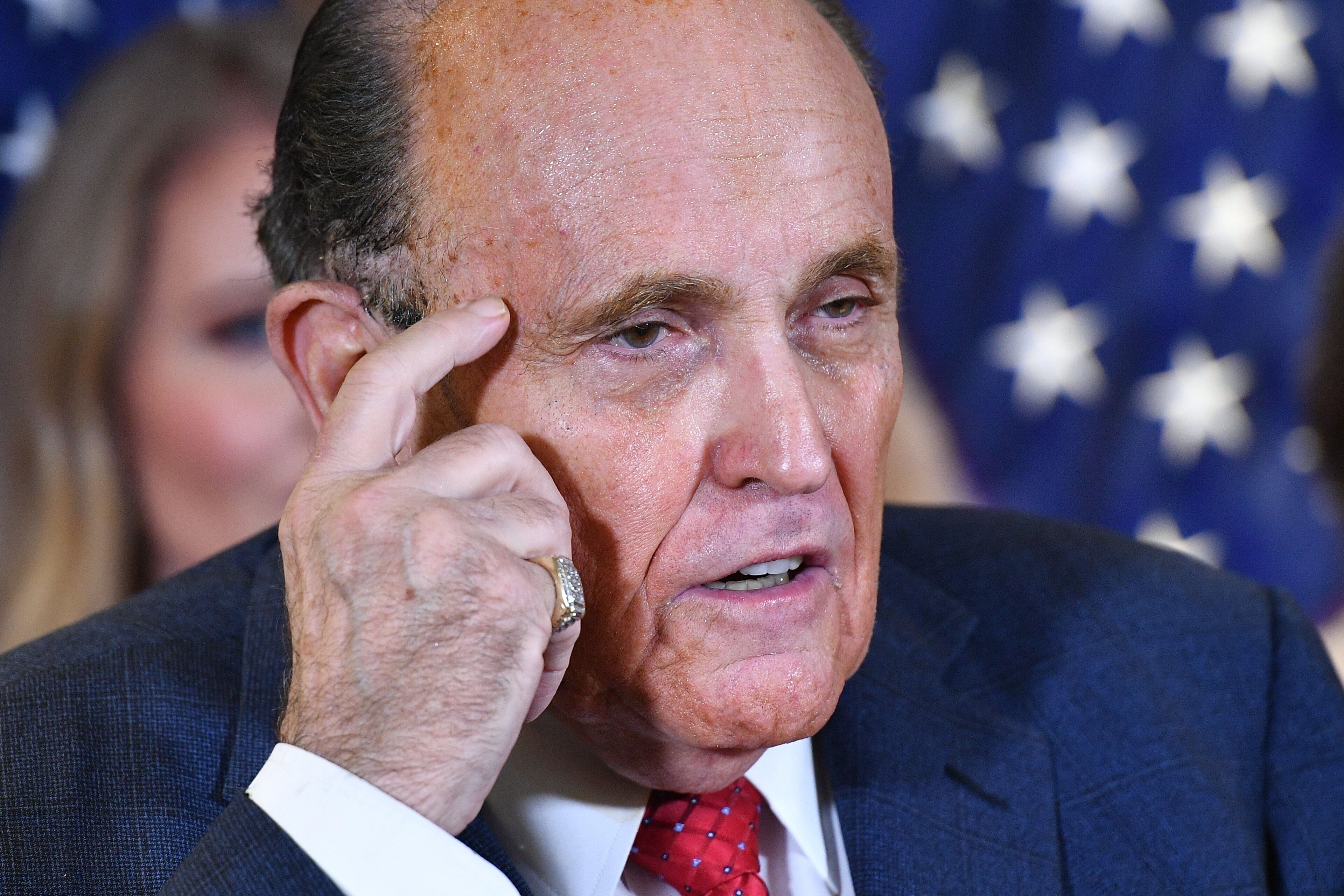 Rudy Giuliani, ici à Washington aux États-Unis, le 19 novembre