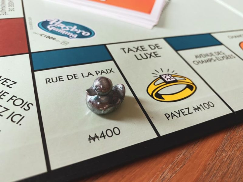 Rue de la Paix Monopoly
