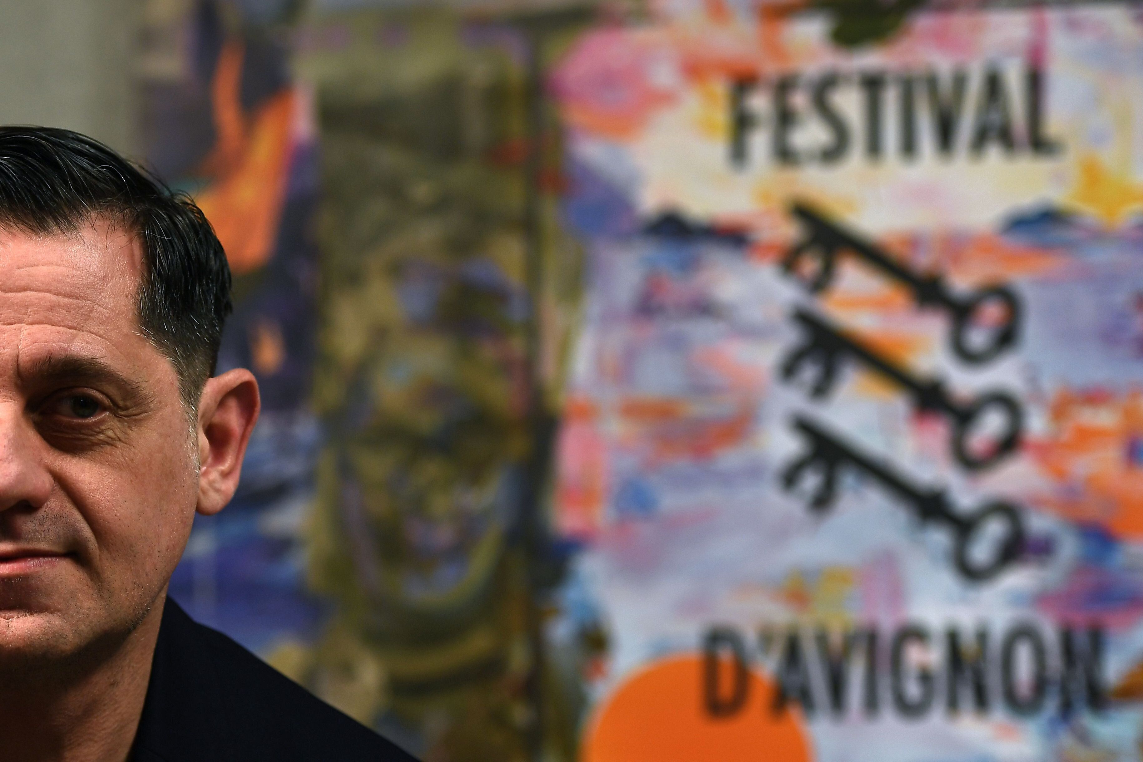 Olivier Py, directeur artistique du festival, (ici en mars 2019) se veut optimiste sur la tenue du festival...
