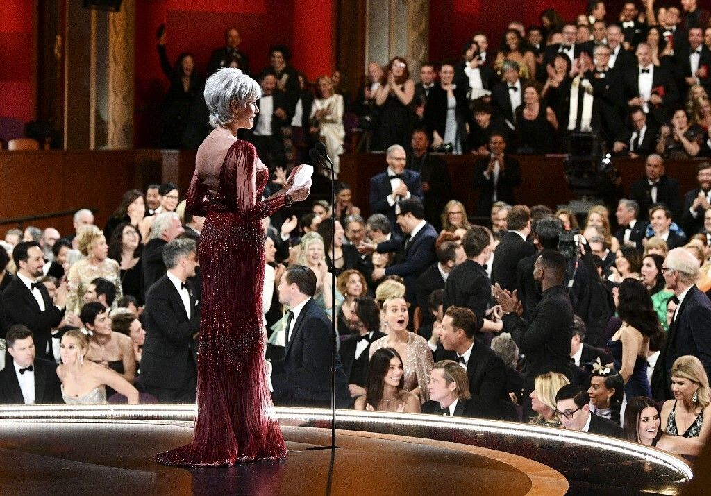 Les Oscars 2021 se dérouleront en présentiel malgré le Covid-19 (photo de la cérémonie 2020, le 9 février,...