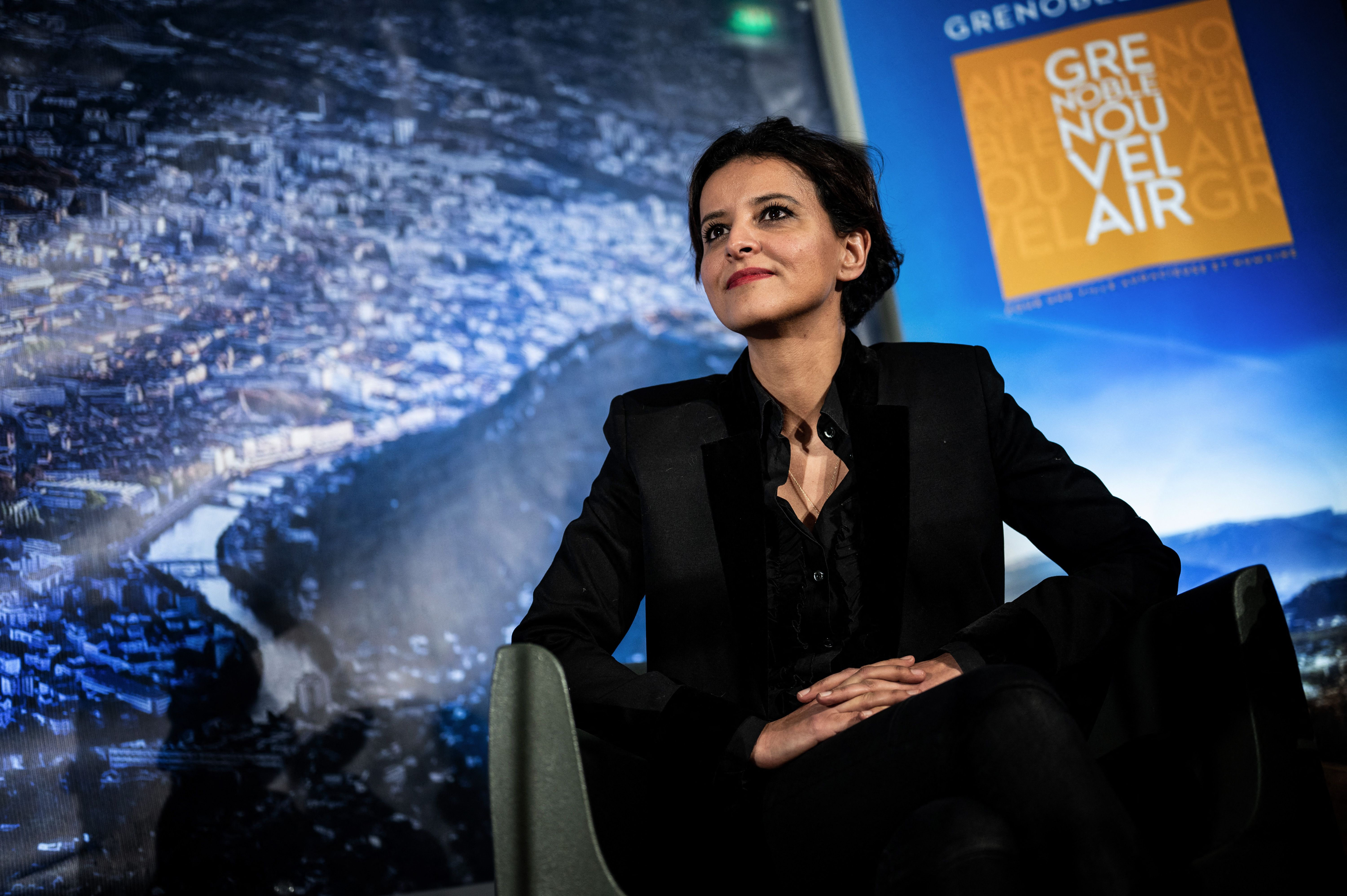 Najat Vallaud-Belkacem, ici photographiée à Grenoble en février 2020, ambitionne de mener les socialistes...