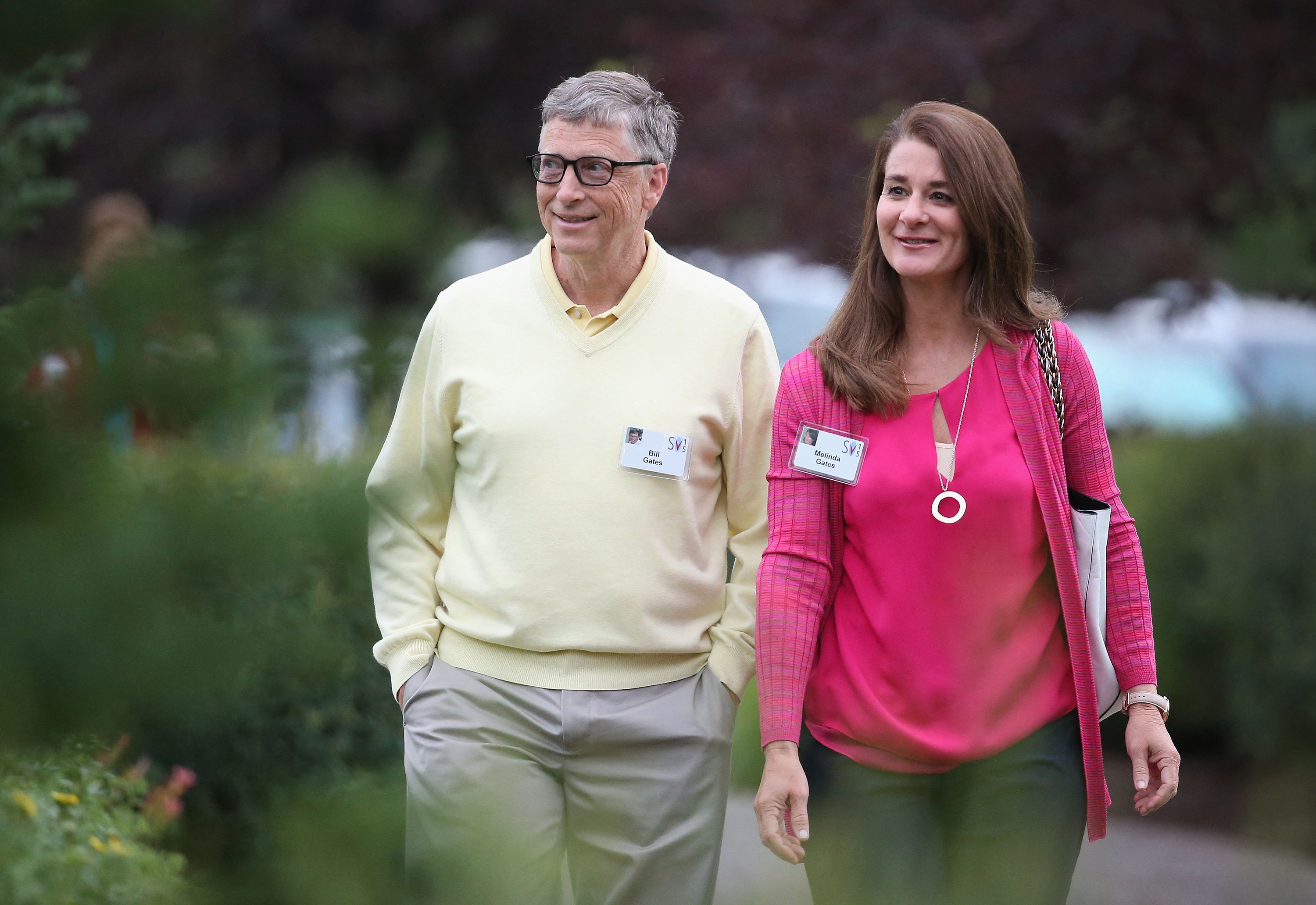 Bill et Melinda Gates, ici à Sun Valley dans l'Idaho aux États-Unis, le 3 mai