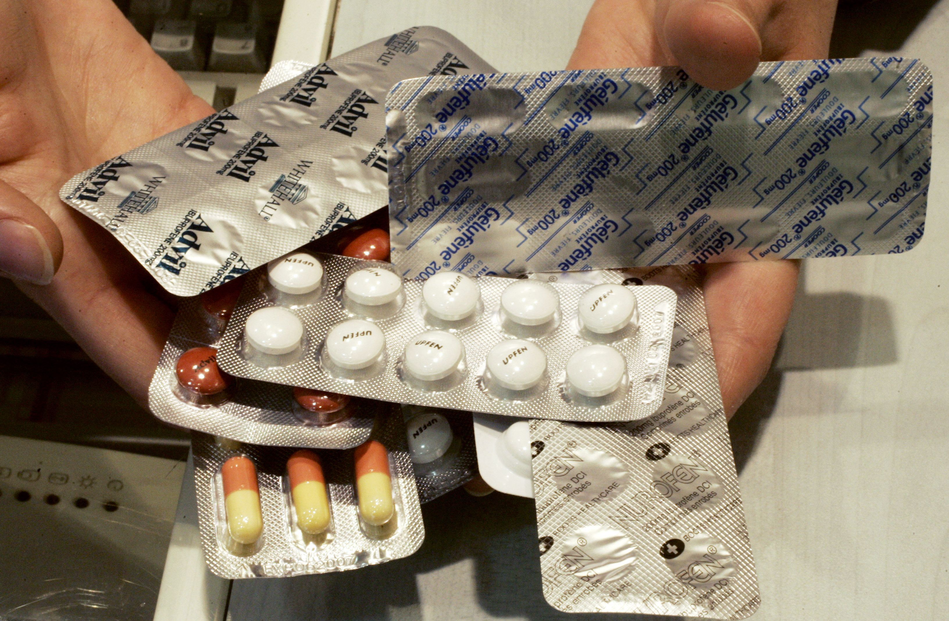 Différents médicaments anti-inflammatoires. (photo
