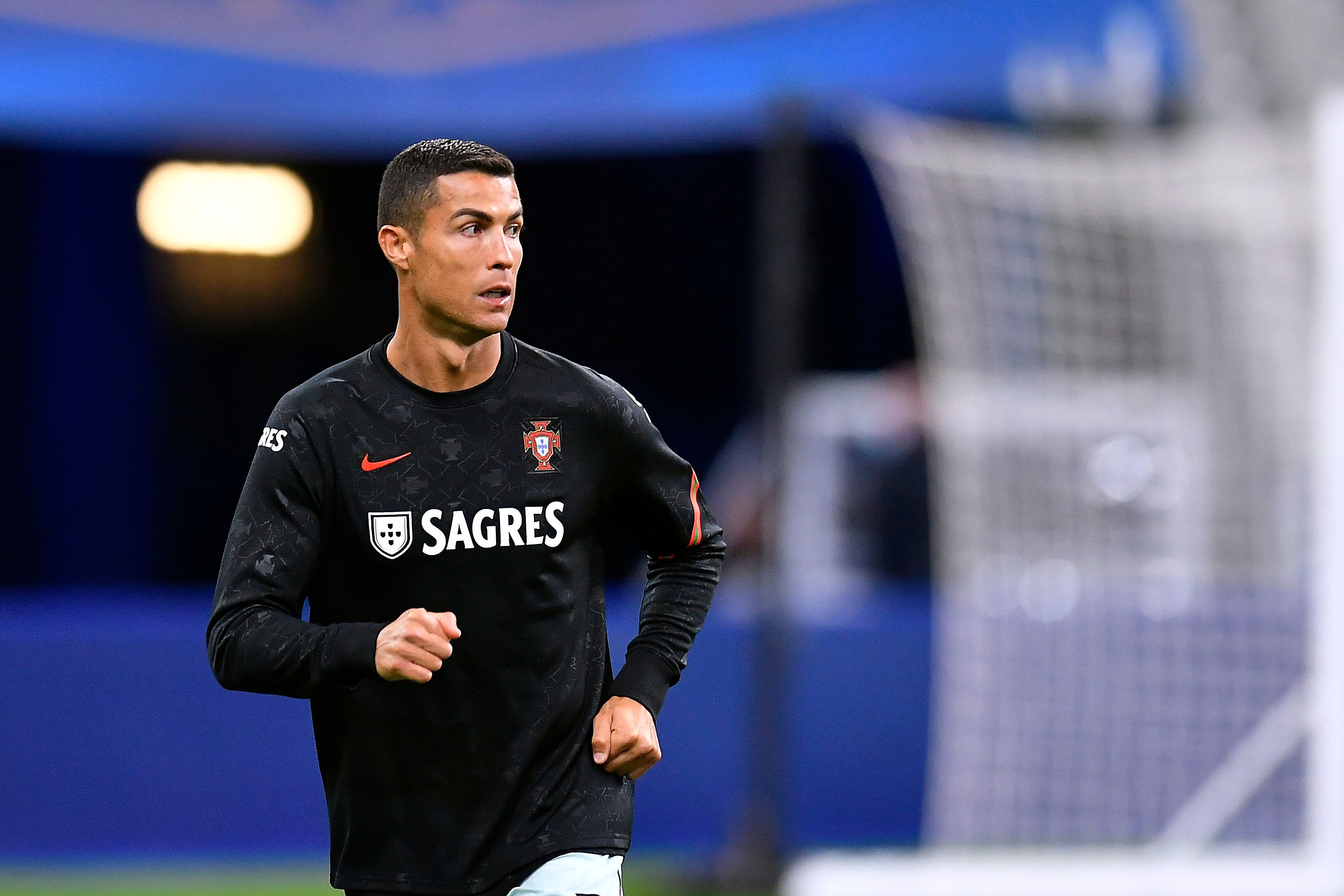 Cristiano Ronaldo, ici à Paris le 11 octobre 2020, a été testé positif au