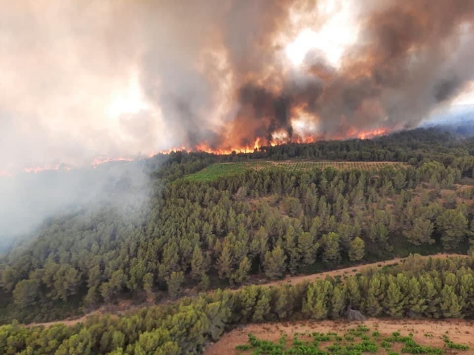 Un incendie dans l'Aude le 3 juillet
