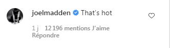 Le commentaire de Joe Madden, époux de Nicole Richie sous sa publication