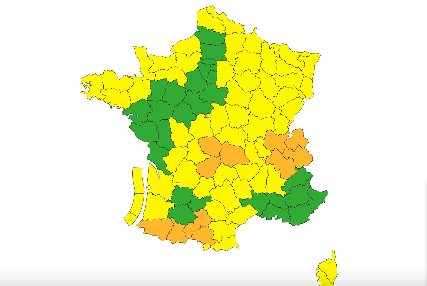 Météo France a placé 11 départements en vigilance orange pour neige et verglas en raison de précipitations...