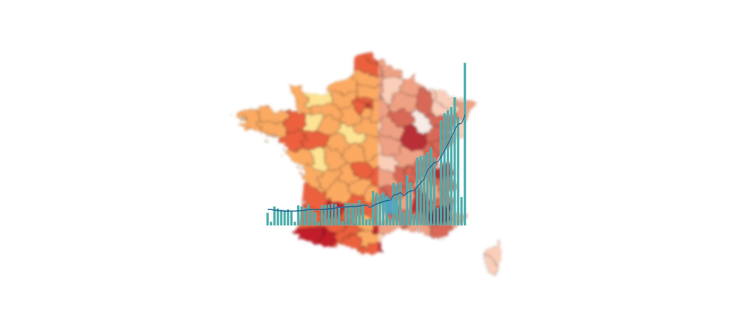 Les chiffres du Covid-19 en France au 4 décembre en cartes et