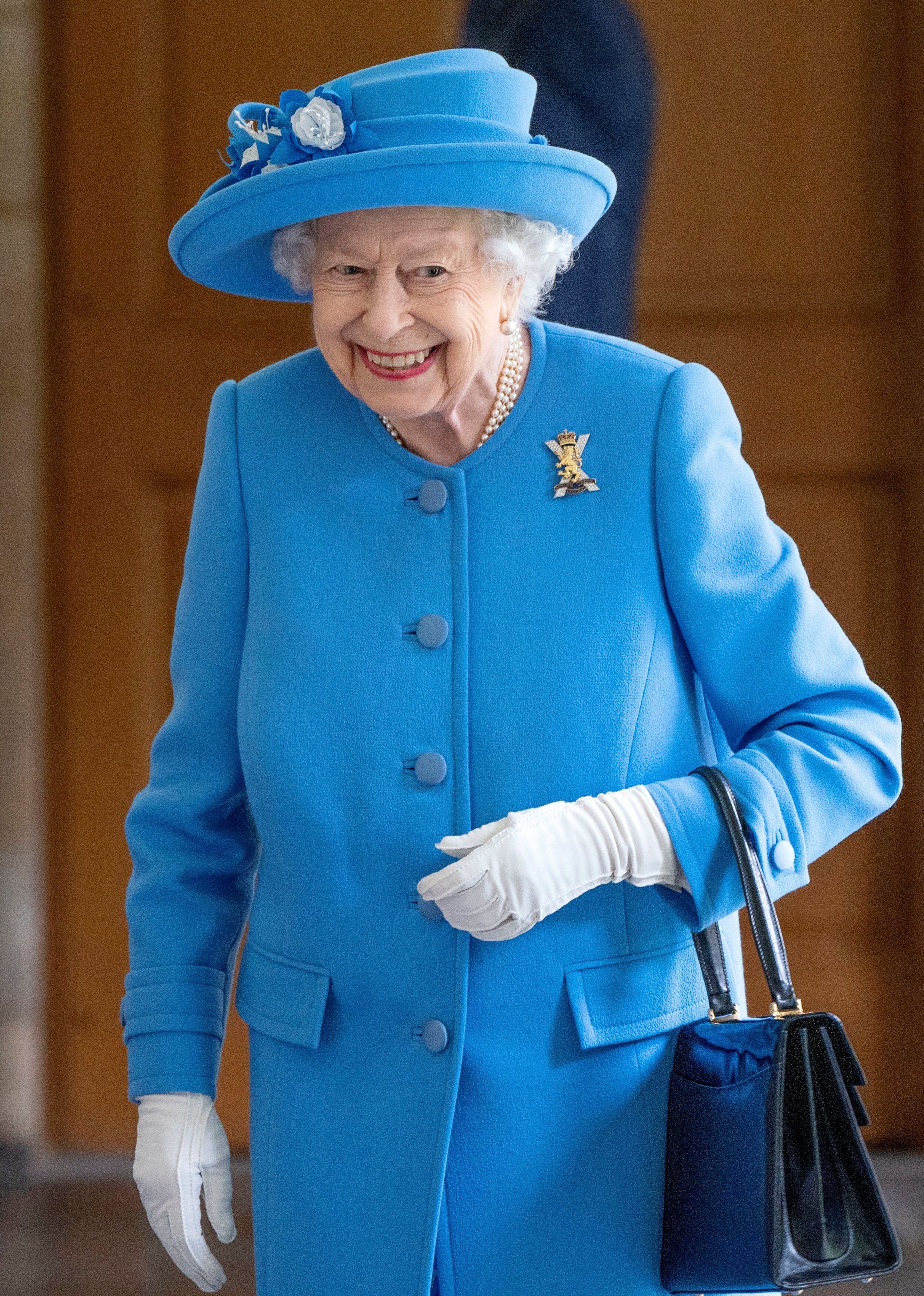 La reine Elizabeth II, ici a Édimbourg en Écosse, le 28 juin