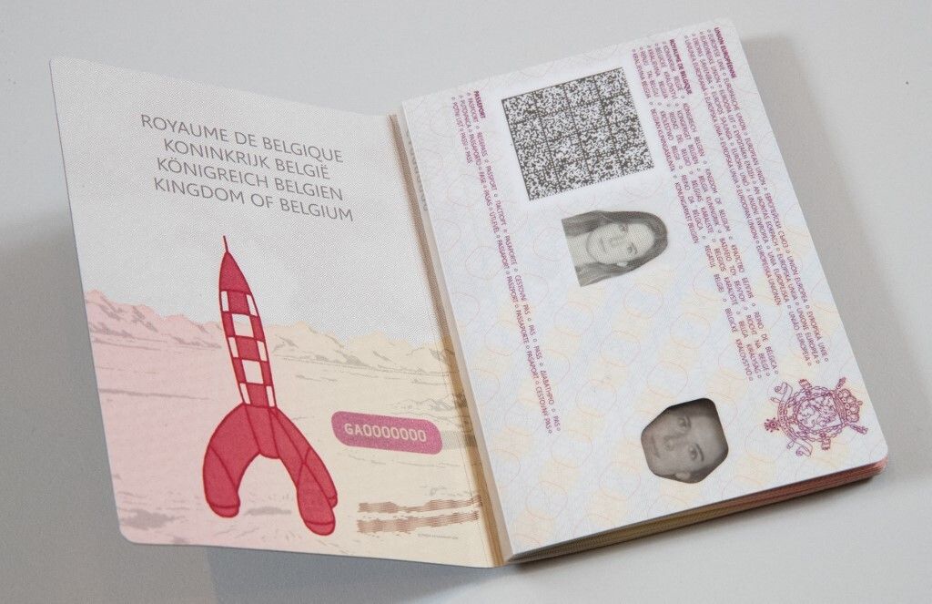 Tintin et Lucky Luke sur le nouveau passeport