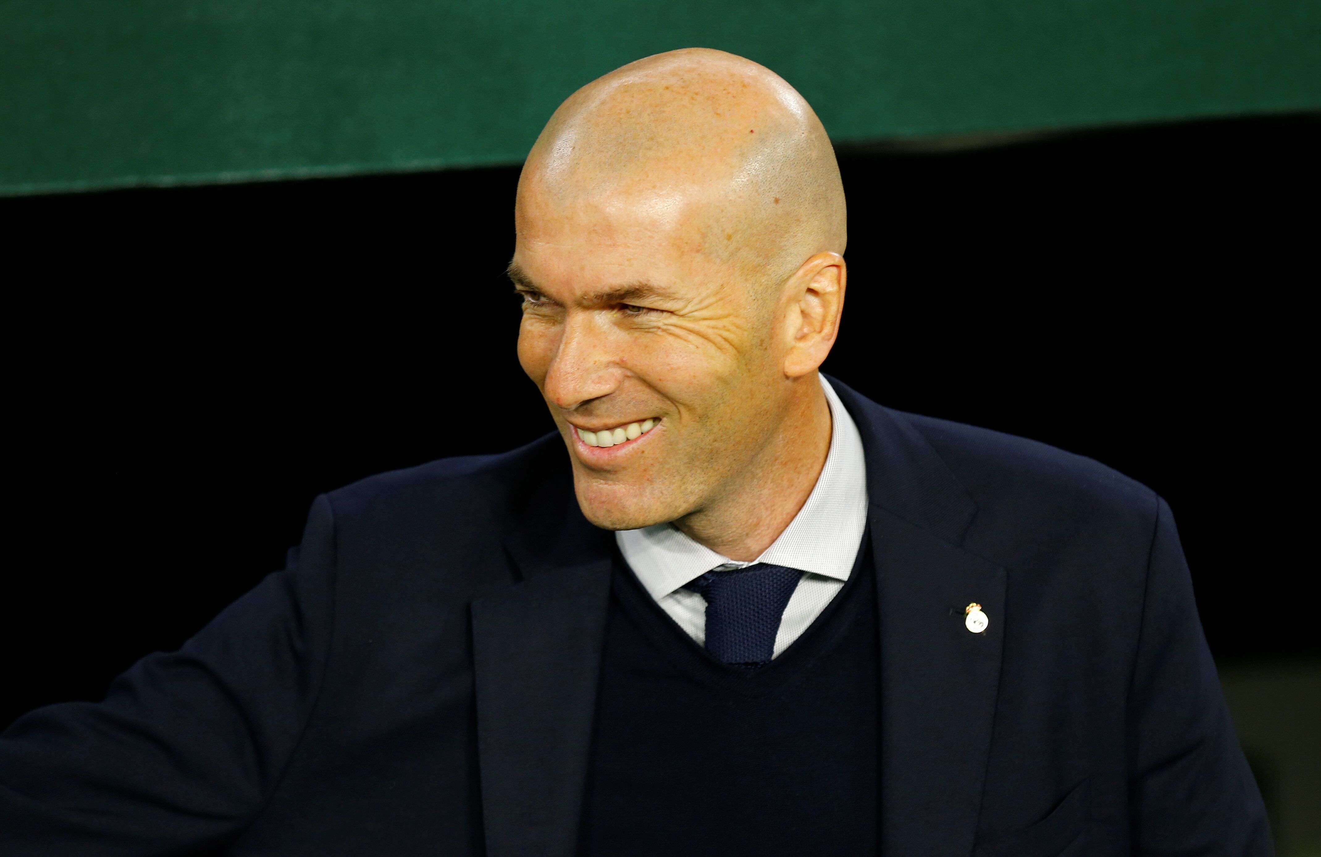 Zinédine Zidane, le 8 mars 2020, lors de la rencontre Real Betis - Real