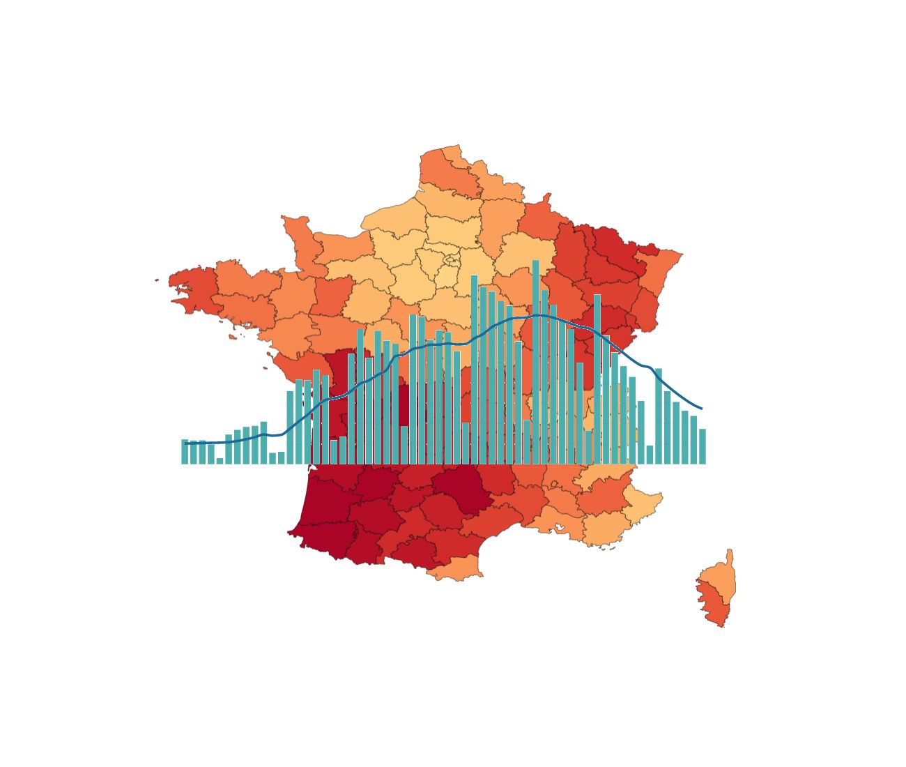 Les chiffres et cartes du Covid en France au 14 février 2022 confirment la décrue de l'épidémie...