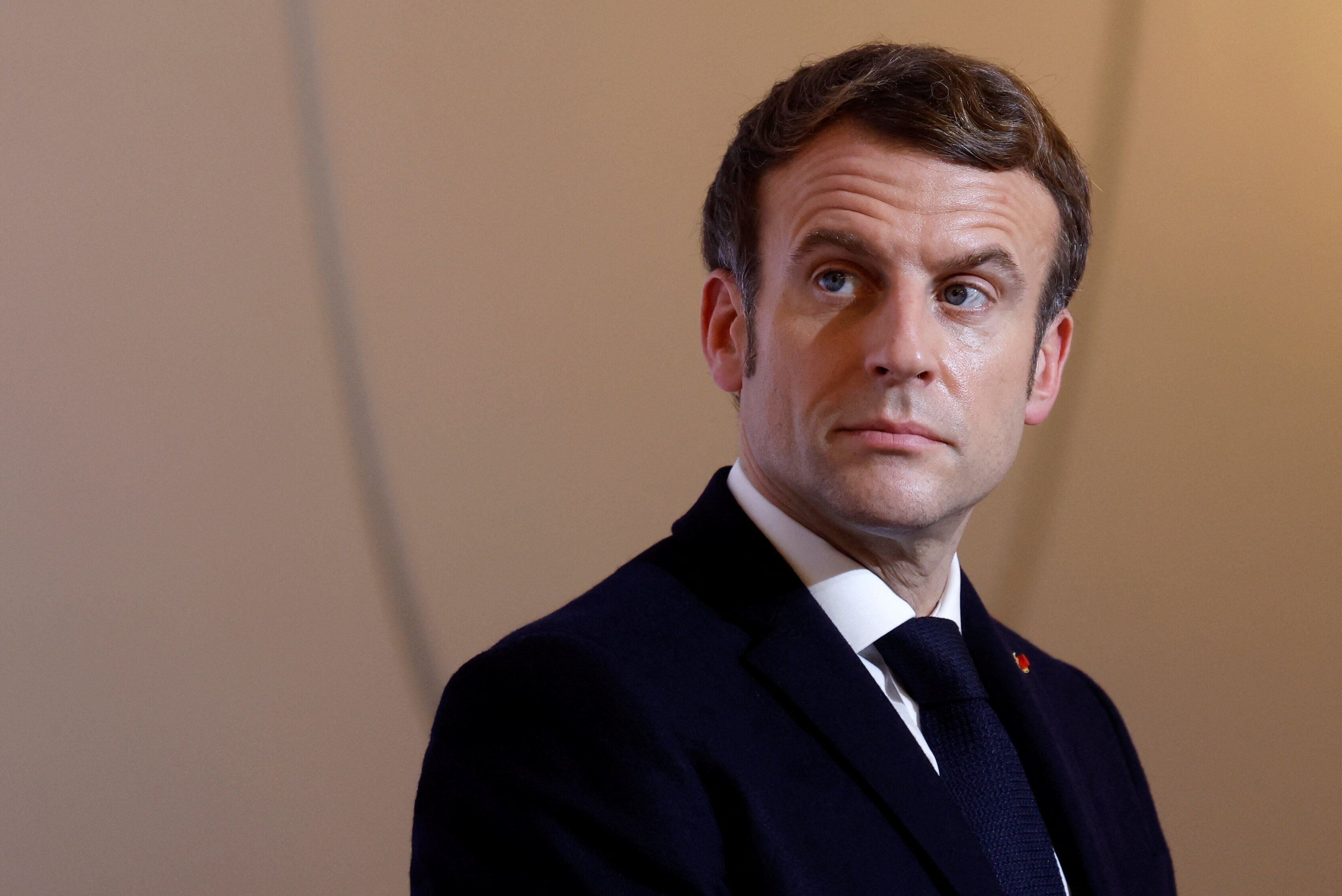 Emmanuel Macron photographié à l'Elysée le 11 janvier