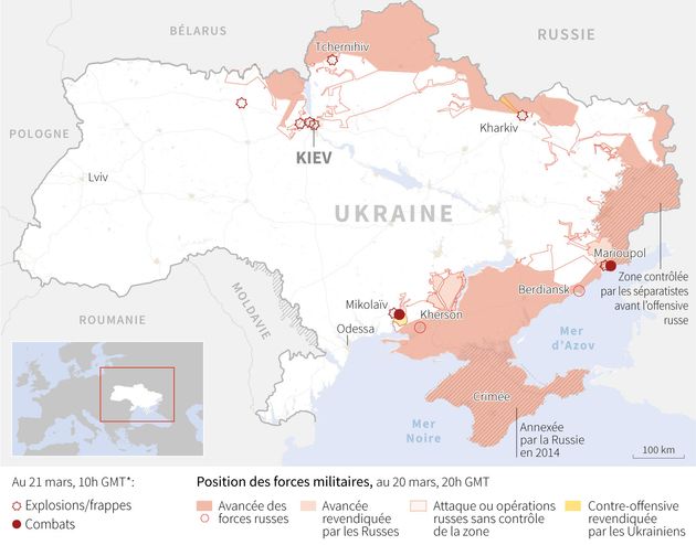 Guerre en Ukraine: Kiev violemment attaquée, Marioupol dévastée... Le point sur la