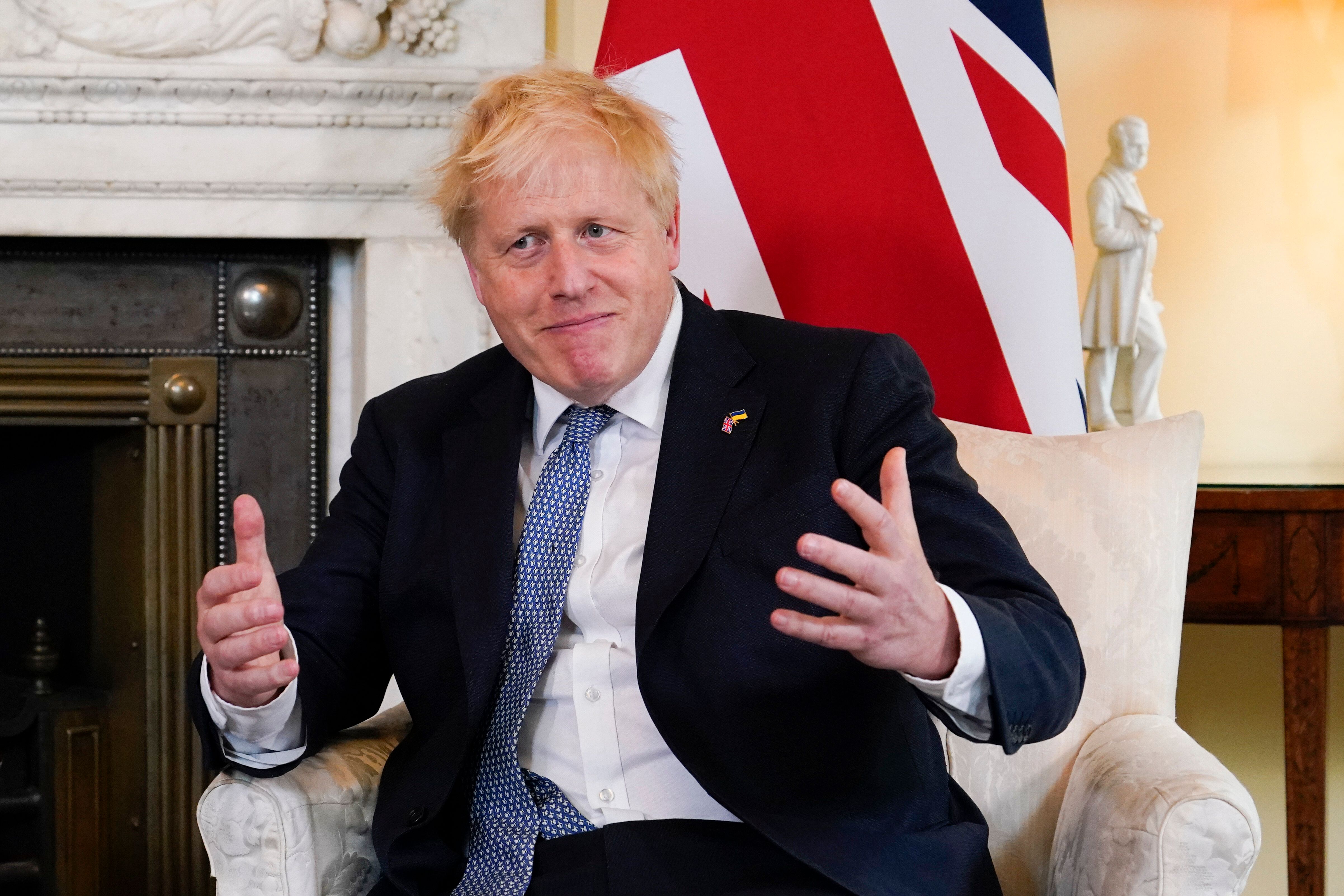 Boris Johnson, ici au 10 Downing Street à Londres, le 6 juin