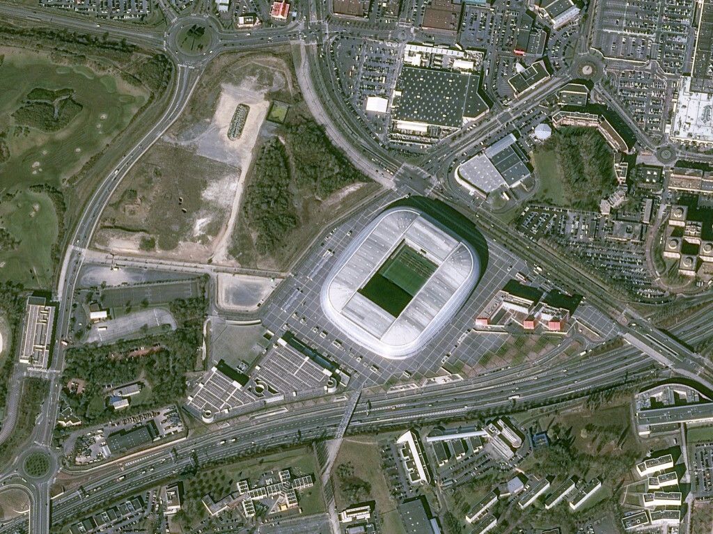 Le stade de la métropole de Lille, ici photographié en 207 est officiellement rebaptisé 