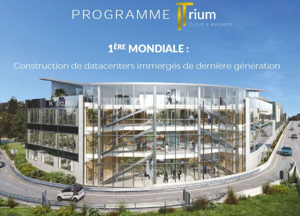 Le futur centre de données d'Itrium à Jouy-en-Josas dans les