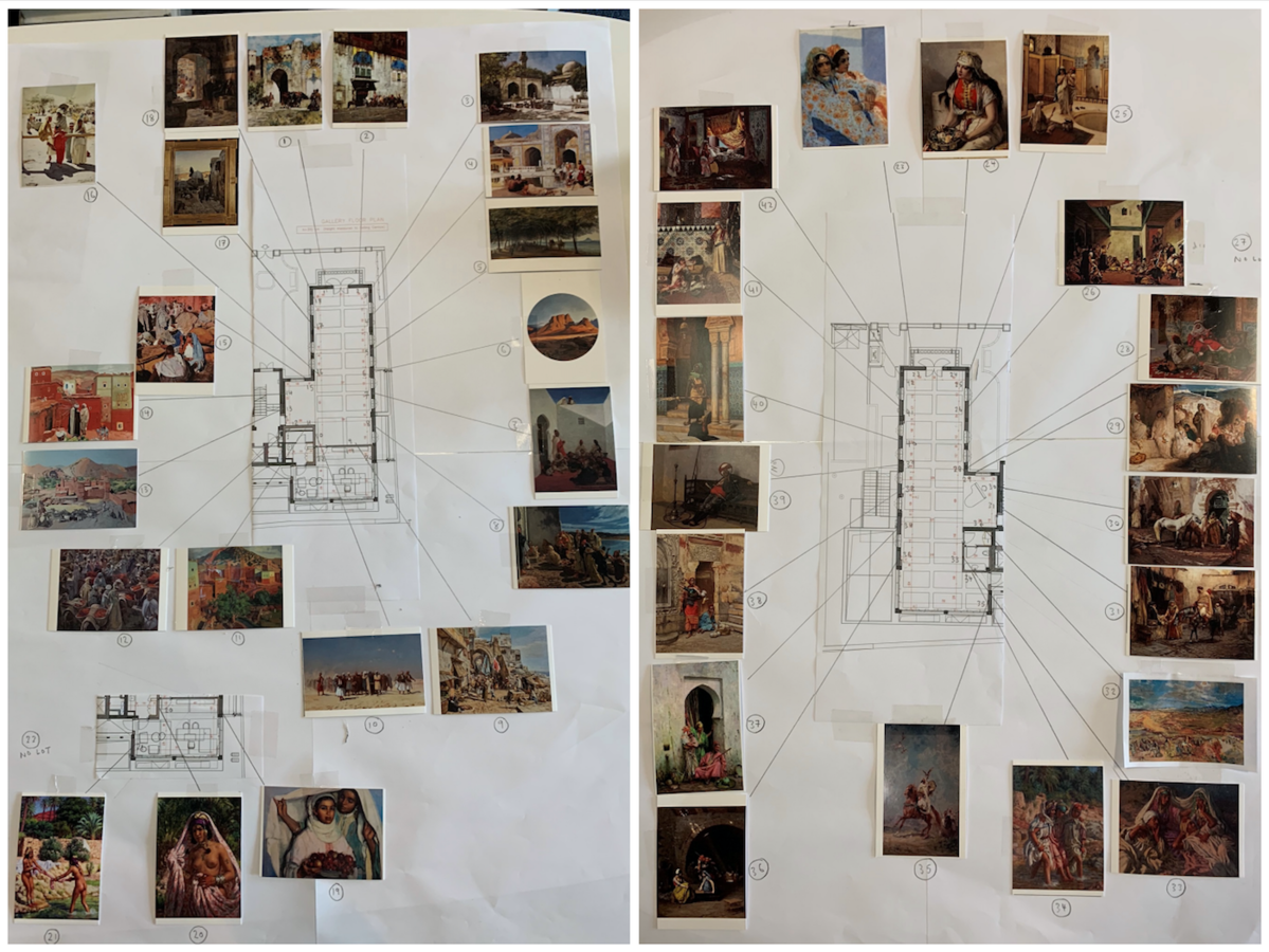 Projet de disposition des oeuvres dans l'une des résidences des Drahi - Copie d'écran - © Reflets